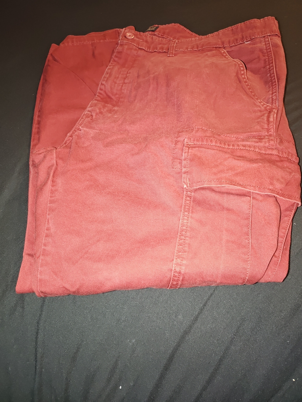Levi's Men's Red Relaxed Cargo Pants 40/30